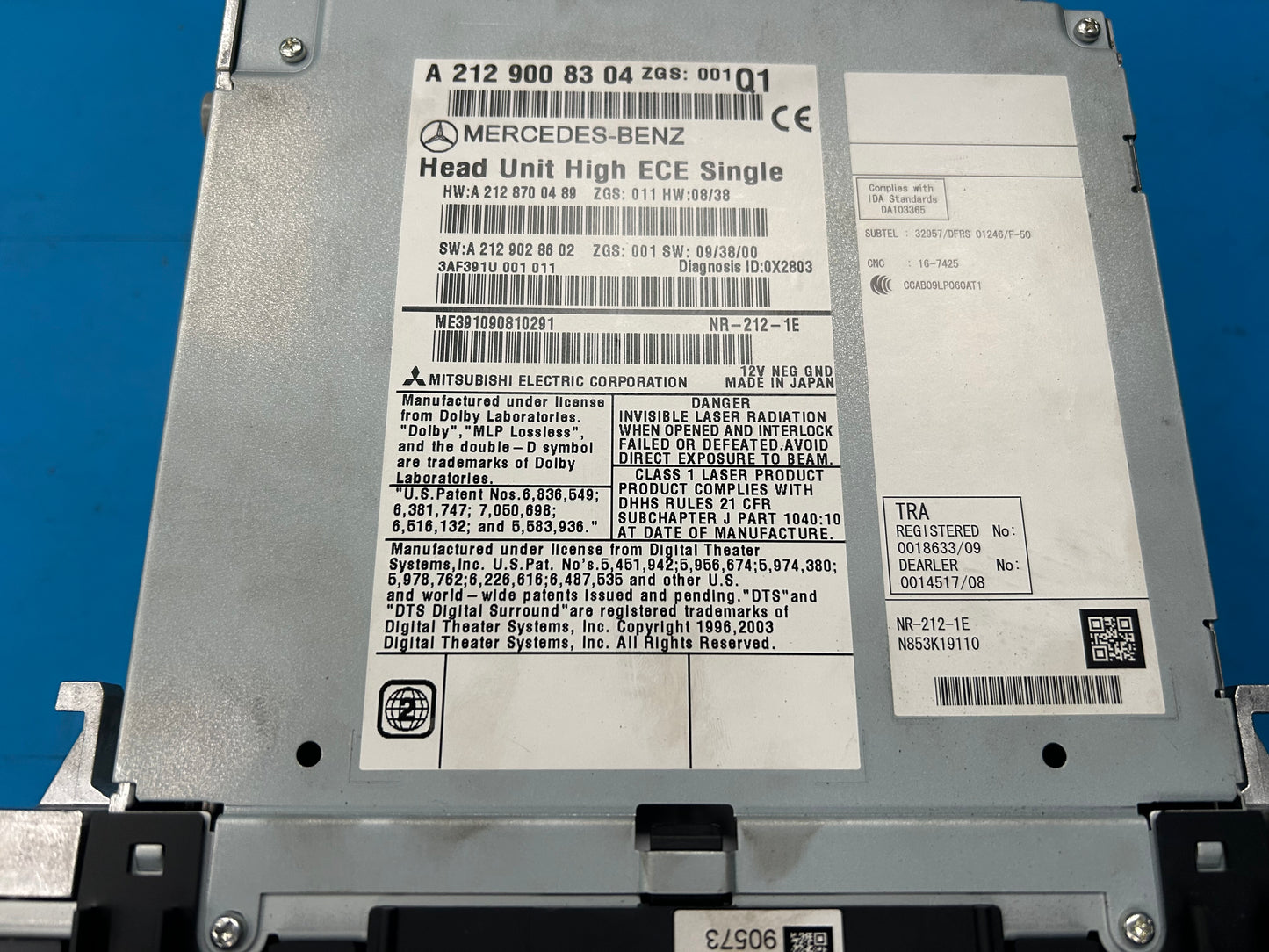 Radio Navigationssystem W212 A2129008304