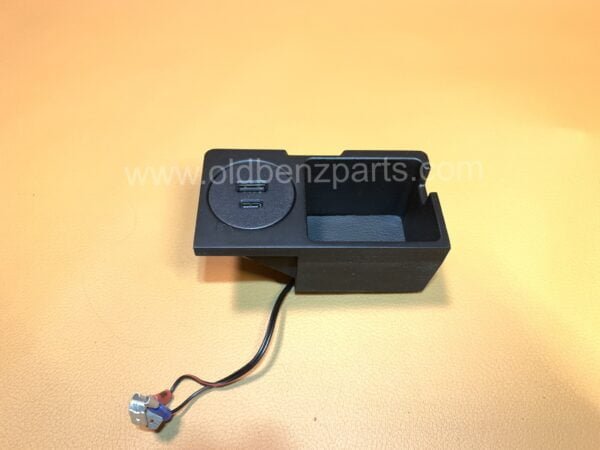 Mercedes Benz W123 W124 Ashtray to USB Charger Conversion with Coin Slot by OldBenzParts